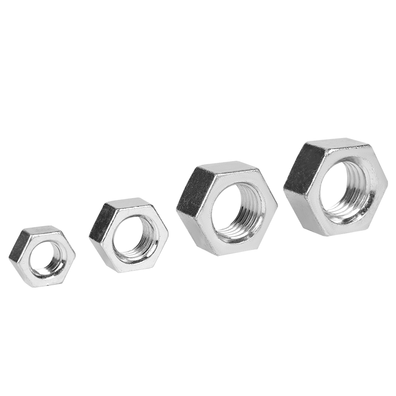 Fournisseurs d'écrous hexagonaux à chanfrein simple en acier au