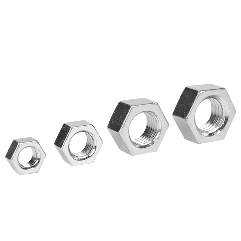 Fournisseurs d'écrous hexagonaux à chanfrein simple en acier au